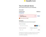 CARECREDIT20 coupon verification screenshot