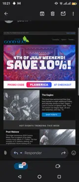 Plamerica coupon verification screenshot