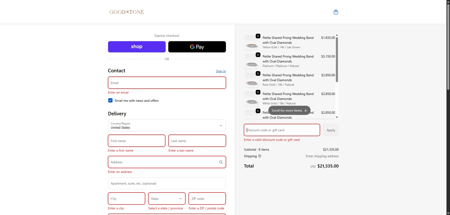 Good Stone promo code screenshot showing code SAFEOPT10 applied at Good Stone checkout page. Uploaded by SimplyCodes community member TokenNavigator3088 on Oct 3, 2025