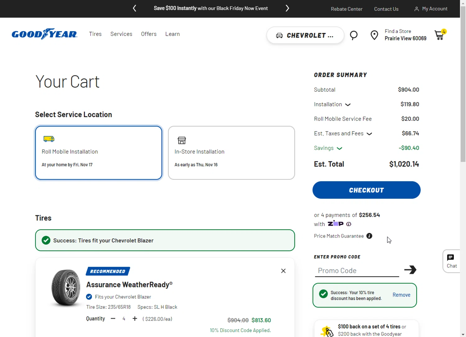 how to use Goodyear coupons