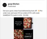 GAMEDAY75 coupon verification screenshot