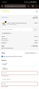 JESUSDAVID coupon verification screenshot
