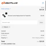 PRELUV coupon verification screenshot