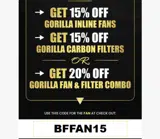 Gorilla Grow Tent coupon verification screenshot