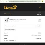 Gorilla Grow Tent coupon verification screenshot