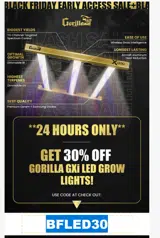 Gorilla Grow Tent coupon verification screenshot