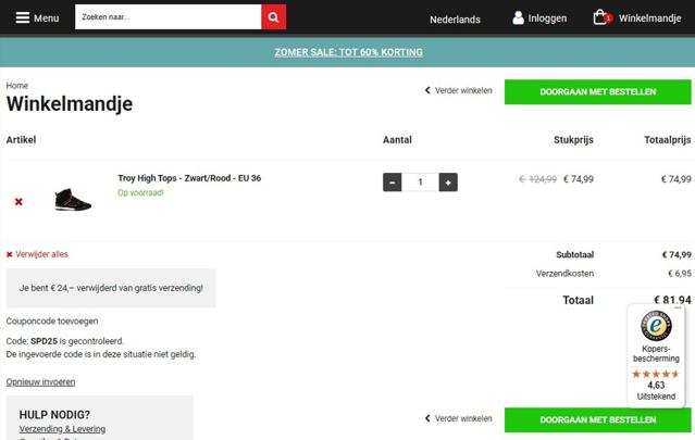 Gorilla Wear checkout page showing Gorilla Wear coupon code box | Screenshot taken by SimplyCodes community member on Sep 2, 2025