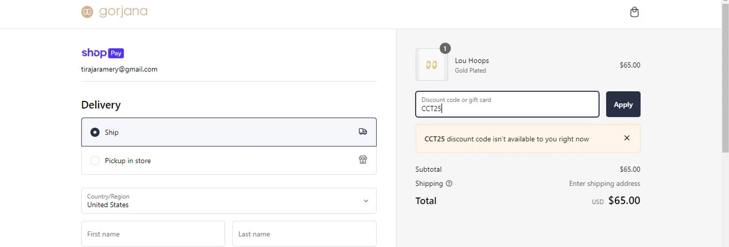 Gorjana Discount Codes 25 Off October 2024