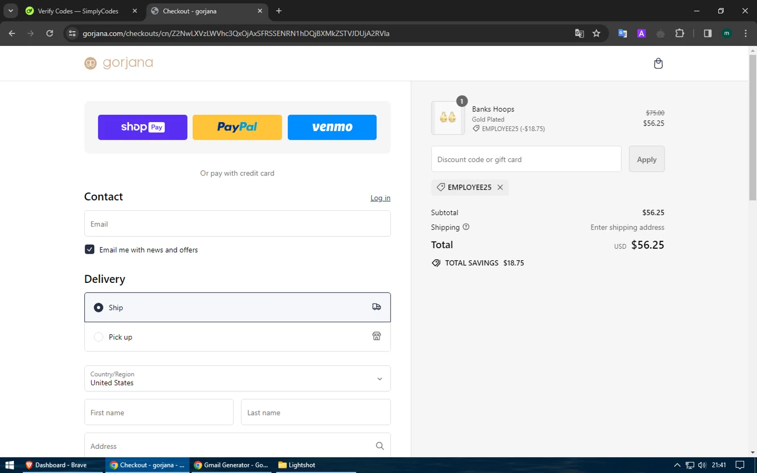 Gorjana Discount Codes 25 Off September 2024