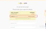 GoSkills coupon verification screenshot