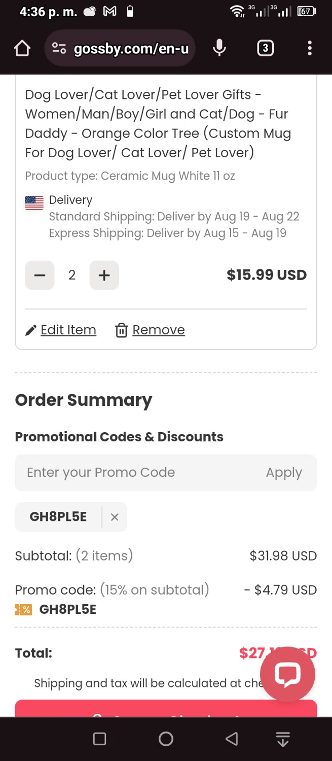 Gossby Promo Codes 50 Off September 2024