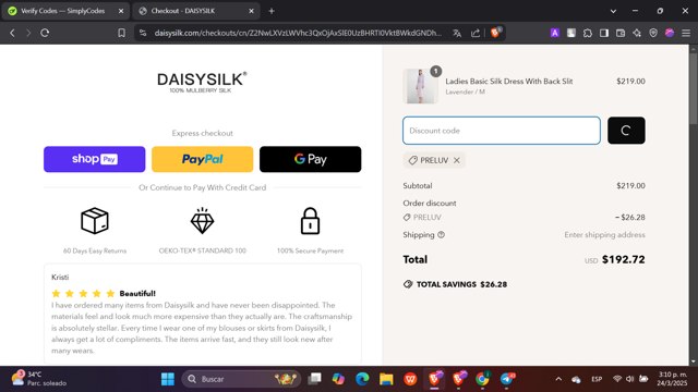 GotoGate checkout page showing GotoGate promo code box | Screenshot taken by SimplyCodes community member on Mar 24, 2025