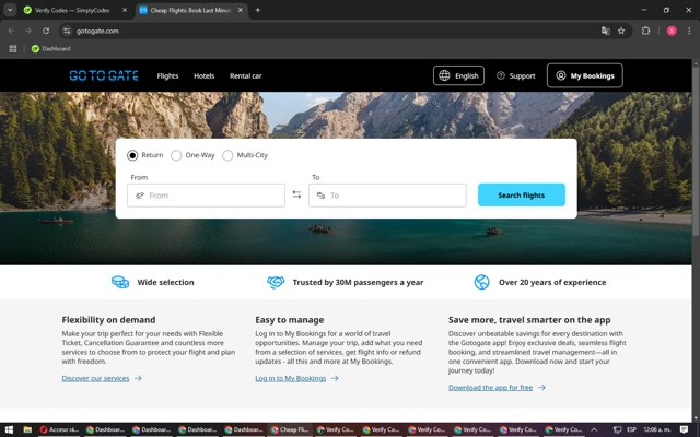 GotoGate checkout page showing GotoGate promo code box | Screenshot taken by SimplyCodes community member on Feb 27, 2025