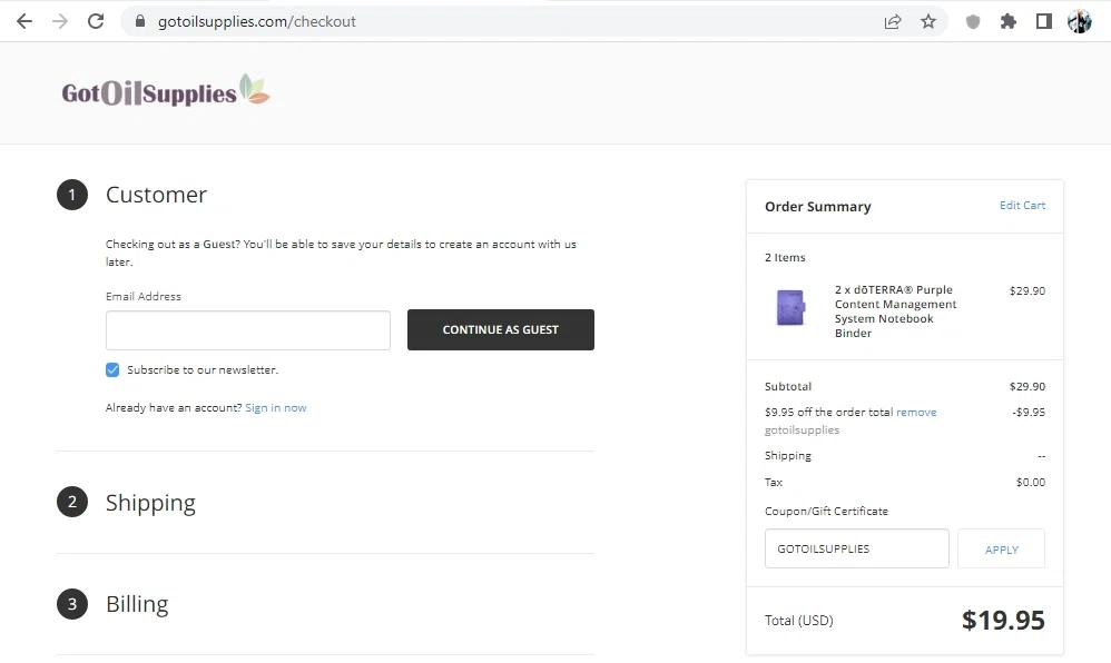 how to use Gotucream coupons