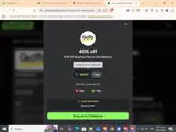 40OFF coupon verification screenshot