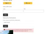 HONEY20OFF coupon verification screenshot