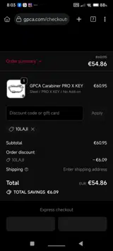 10LAJI coupon verification screenshot