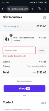 VIP-OPS coupon verification screenshot