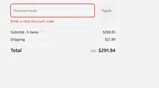 Grace Company coupon verification screenshot