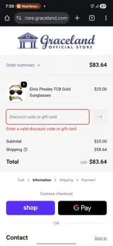 20CYBER25 coupon verification screenshot