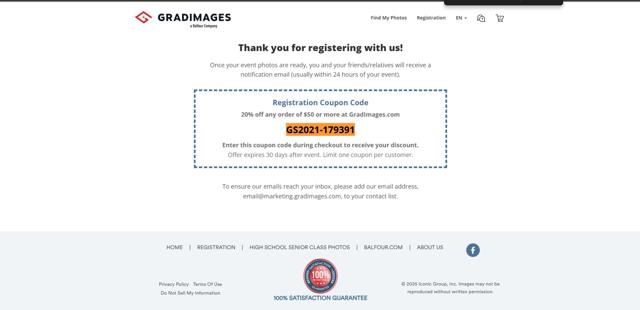 GradImages Promo Codes (2 Verified) - 20% Off Sep 2025