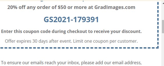 GradImages Promo Codes (3 Verified) - 20% Off Feb 2025