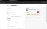 GRADPREP50 coupon verification screenshot