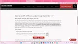 Grand Canyon Lodges coupon verification screenshot