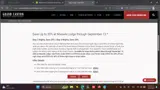Grand Canyon Lodges coupon verification screenshot