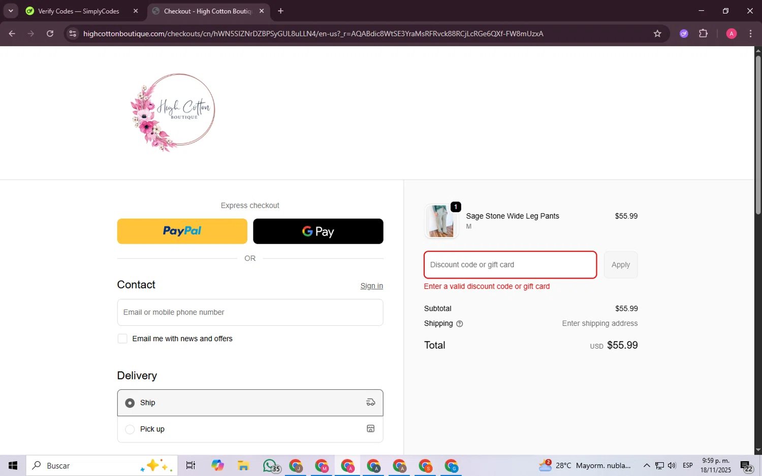 Grand Geneva Resort & Spa promo code screenshot showing code welcome applied at Grand Geneva Resort & Spa checkout page. Uploaded by SimplyCodes community member ScanKnight8857 on Nov 19, 2025