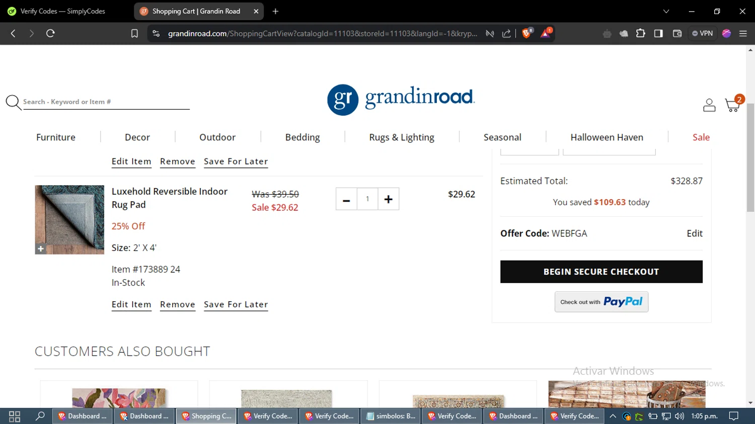 Grandin Road Coupons 20 Off Coupon Codes in August 2024 SimplyCodes