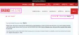 The Grand Theatre coupon verification screenshot