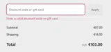 gift25 coupon verification screenshot