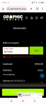 BETHNA coupon verification screenshot