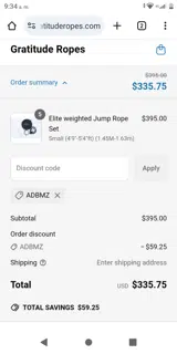 ADBMZ coupon verification screenshot