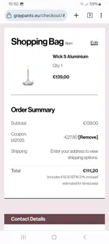 BF2025 coupon verification screenshot