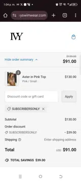Blk40 coupon verification screenshot