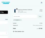 THANKYOU coupon verification screenshot
