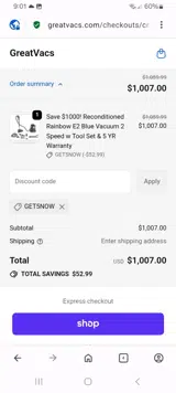 GET5NOW coupon verification screenshot