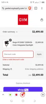 TEAMWETHRIFT coupon verification screenshot
