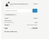 CHECKOUT15 coupon verification screenshot