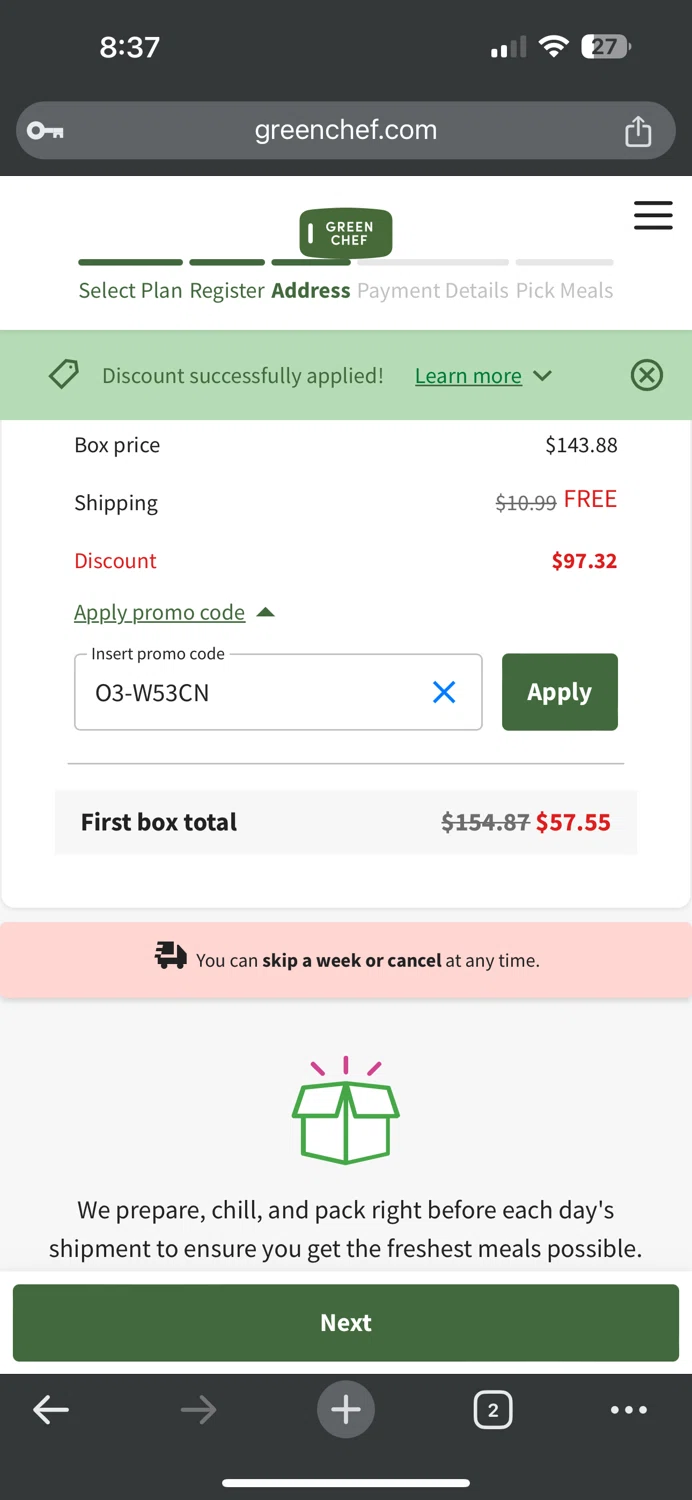 Green Chef Promo Codes 250 Off September 2024