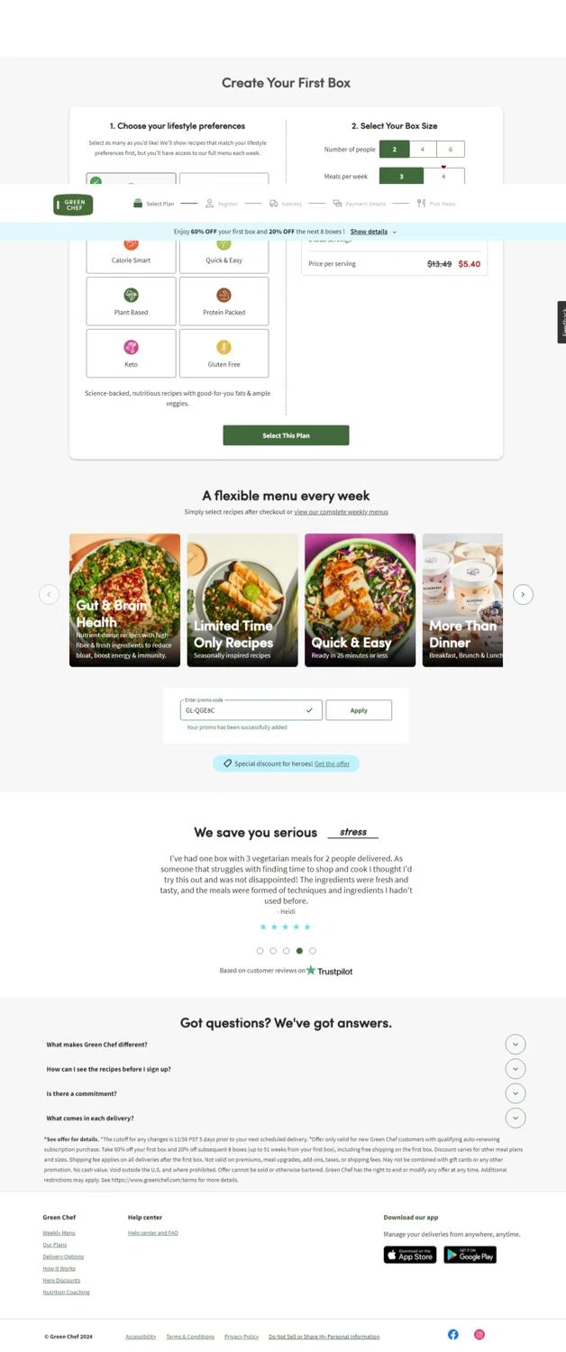 Green Chef Promo Codes 75 Off February 2024
