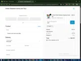 Green Elephant Home and Toys coupon verification screenshot