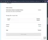 Green Health Docs coupon verification screenshot