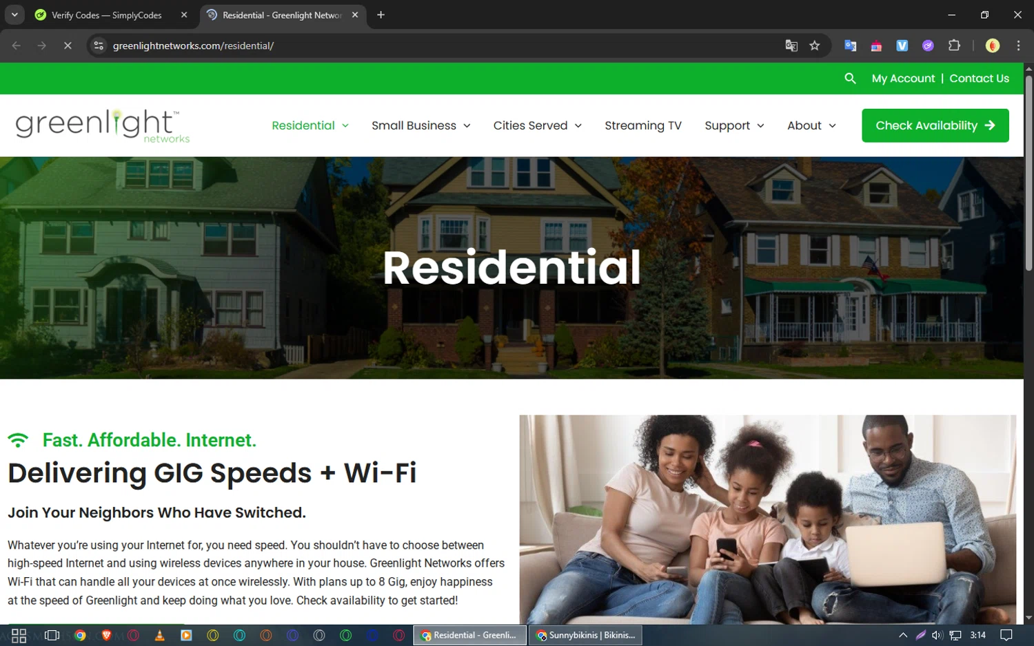 Greenlight Networks promo code screenshot showing code EARTHDAY25 applied at Greenlight Networks checkout page. Uploaded by SimplyCodes community member WonderWarden4709 on Apr 29, 2025
