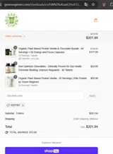 YEFFRY coupon verification screenshot