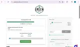 Green Society coupon verification screenshot