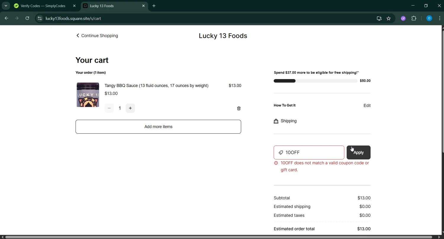 Green Space promo code screenshot showing code 10OFF applied at Green Space checkout page. Uploaded by SimplyCodes community member GoldChaser6627 on May 6, 2025
