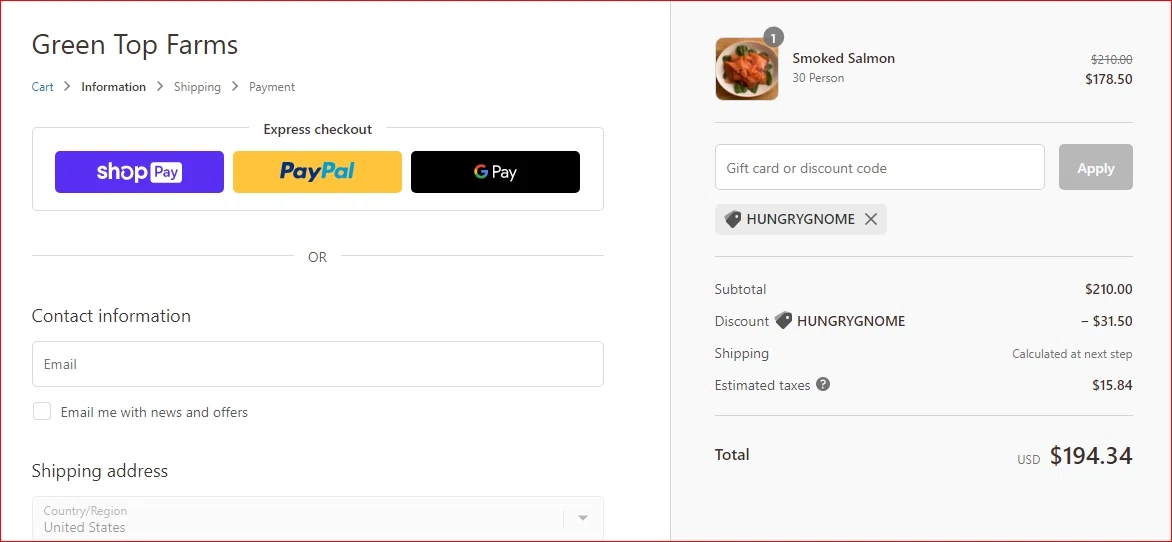 how to use Green Top Farms coupons